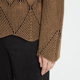 Rhea Cozy Rib Scallop Edge Pullover