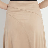 Azalea Asymmetric Hem Vegan Suede Skirt