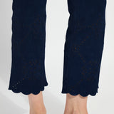 Billie Eyelet Straight Denim (26" Inseam)