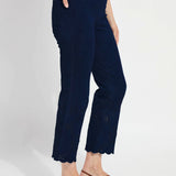 Billie Eyelet Straight Denim (26" Inseam)