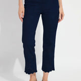 Billie Eyelet Straight Denim (26" Inseam)