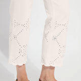 Billie Eyelet Straight Denim (26" Inseam)