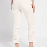 Billie Eyelet Straight Denim (26" Inseam)