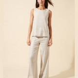 Gabriela Embroidered Linen Top