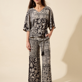 Ipanema Printed Dolman Sleeve Top