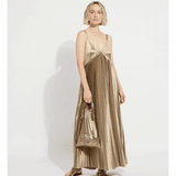 Lauren Pleated Midi Dress