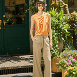 Selene Twisted Shoulder Top