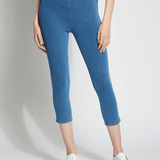 Toothpick Capri ("Cool"-ing Knit Denim 21.25" Inseam)