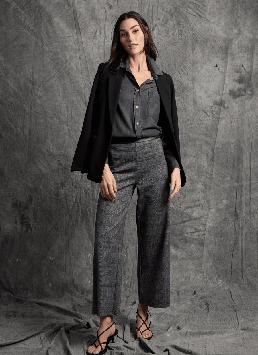 color=Charcoal Glen Plaid
