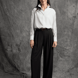 Darcy pleated Wide Leg trouser Curvy