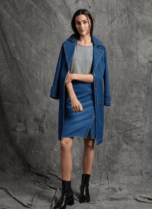 Paris Tencel Denim Trench