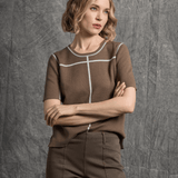 Odessa Reversible Knit Short Sleeve Tee