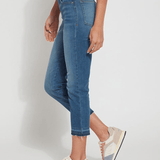 'Holding Power' Premium Denim- Cropped Straight Leg (24.5" Inseam)