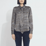 Maxine Convertible Tie Satin Shirt
