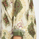 Ishani Roll Tab Printed Shirt Curvy