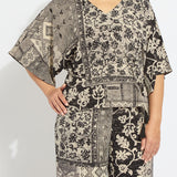 Ipanema Printed Dolman Sleeve Top Curvy