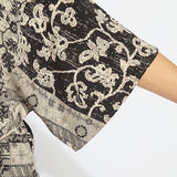 Ipanema Printed Dolman Sleeve Top Curvy