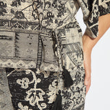 Ipanema Printed Dolman Sleeve Top Curvy