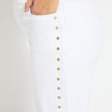 Willa Scallop Studded Crop Denim Curvy (25" Inseam)