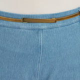 Erin Crystal Embellished Wide Leg Denim Curvy (28" Inseam)