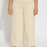Nova Hi Waist Pintuck Denim Curvy - Coco Clay (29.5" Inseam)