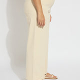 Nova Hi Waist Pintuck Denim Curvy - Coco Clay (29.5" Inseam)