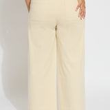Nova Hi Waist Pintuck Denim Curvy - Coco Clay (29.5" Inseam)