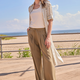 Juniper Linen Tunic Shirt Dress