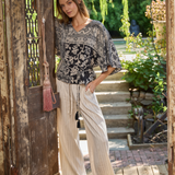 Ipanema Printed Dolman Sleeve Top