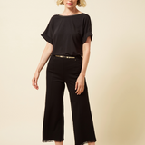 Akira Reversible Rolled Up Sleeve Top