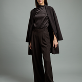 Darcy Pleated Wide Leg Trouser (32" Inseam)