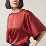 Ginger Mix-Media Dolman Tee
