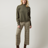 Adelaide Button Trim Pullover Sweater
