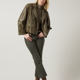 Emory Vegan Suede Moto Jacket