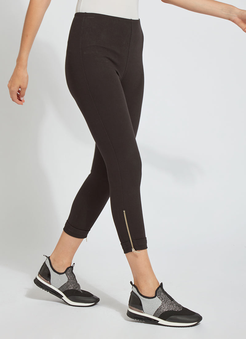 Cropped denim leggings shop