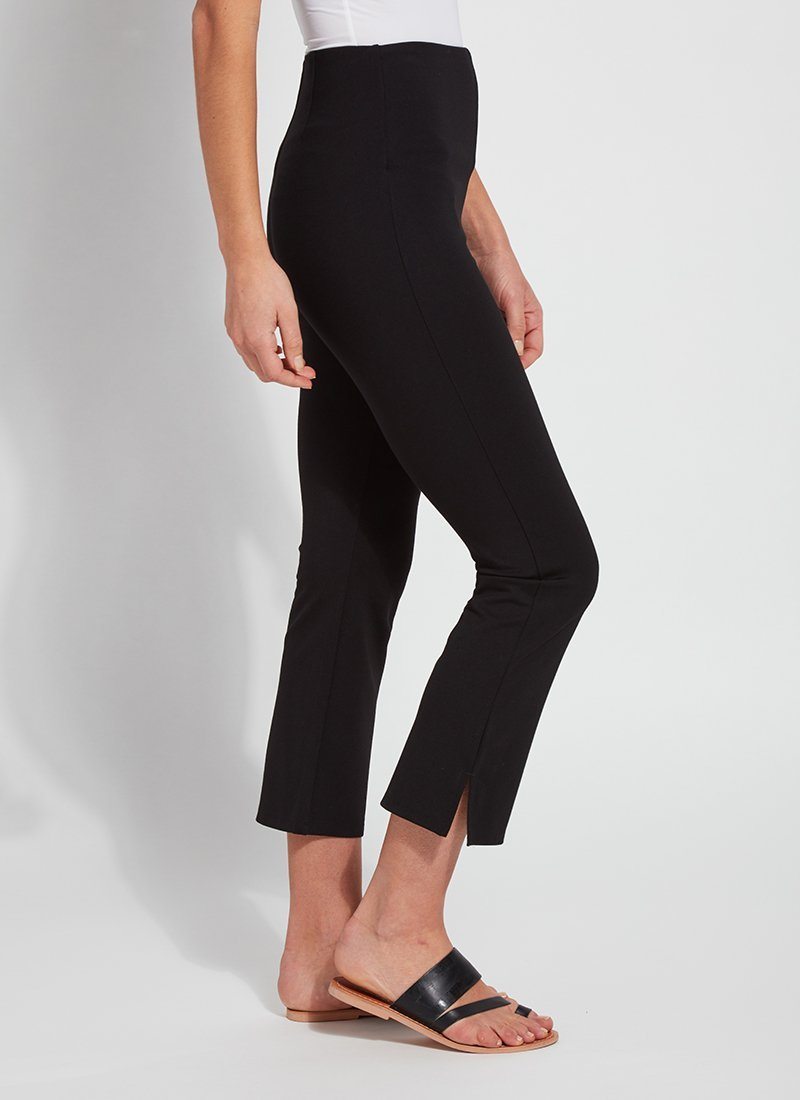 Tracy Lycra-Blend High Waist Flare Leggings - Black