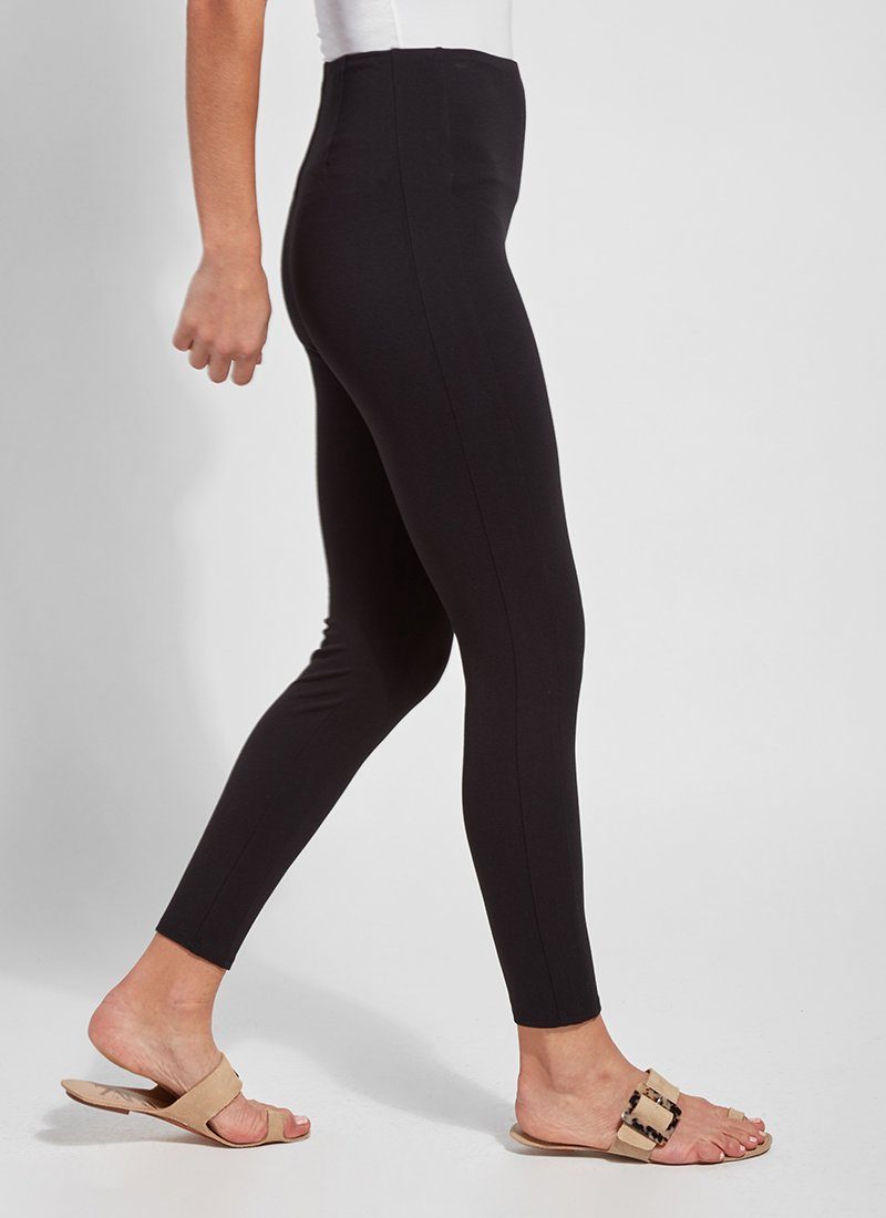 Women's High Waisted Ponte Flare Leggings with Pockets - A New Day™ Black S