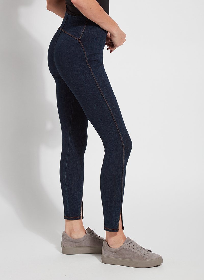 Kara Split Denim Jean Legging  Lyssé New York: Fabric. Fit