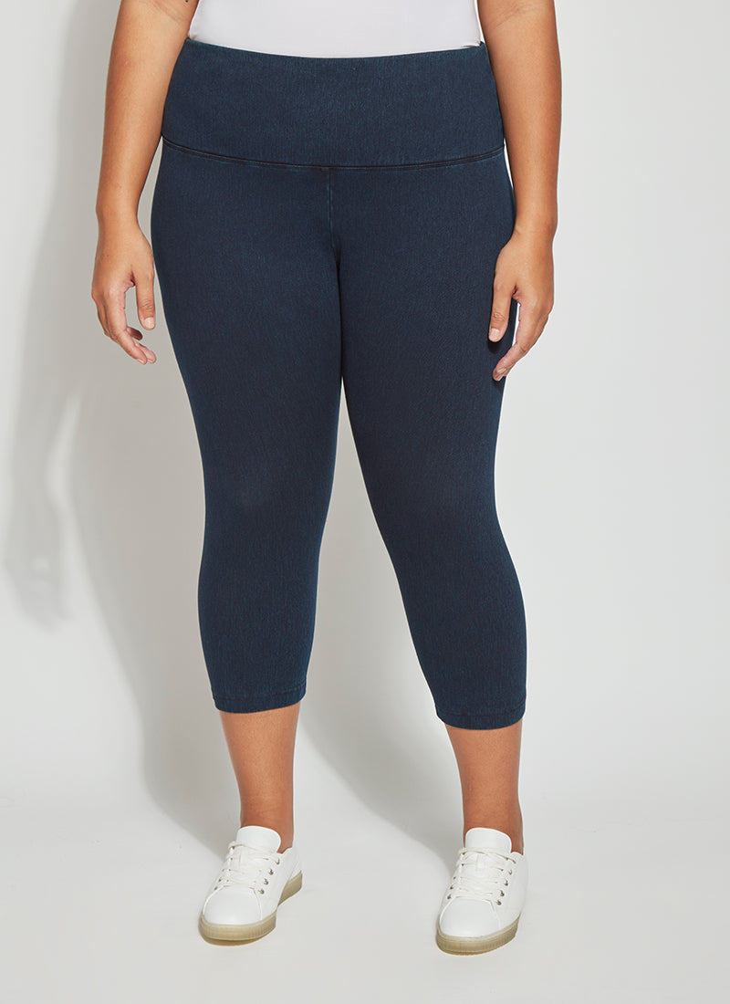 Denim Capri (Plus Size, 21.5