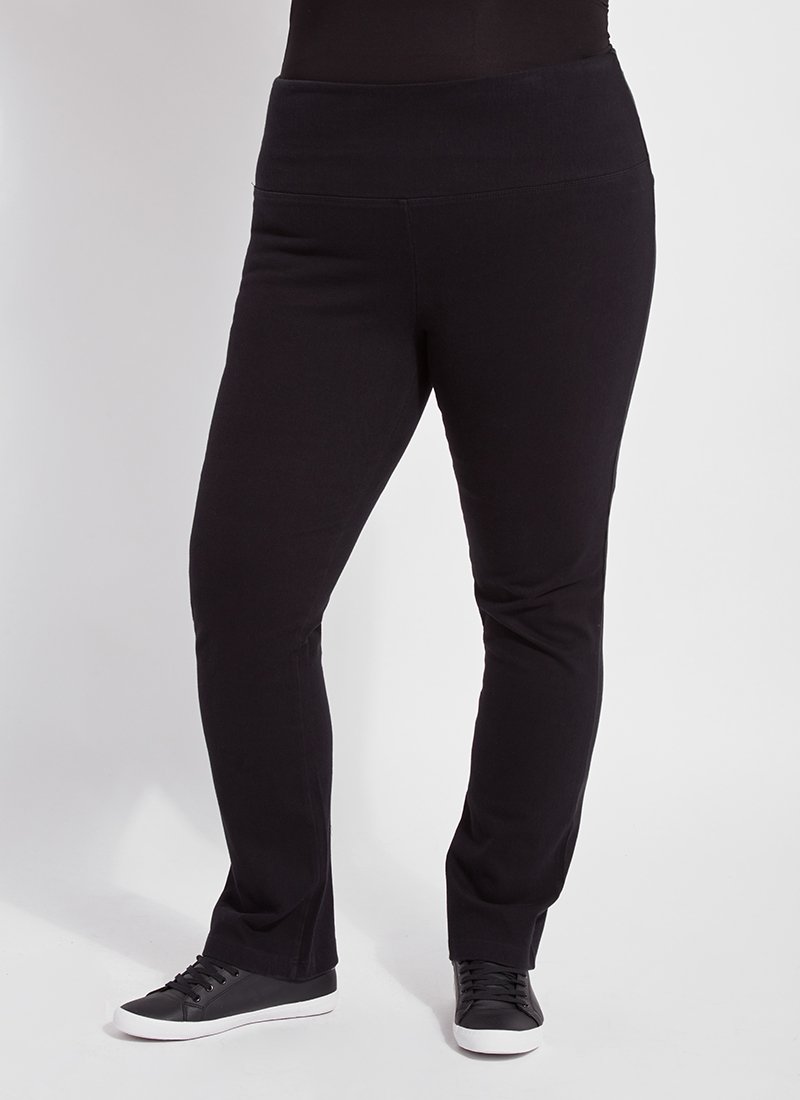 Denim Straight Leg Jean Legging (Plus Size) | Lyssé New York: Fabric ...