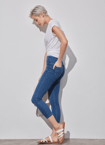 Lysse toothpick online denim crop